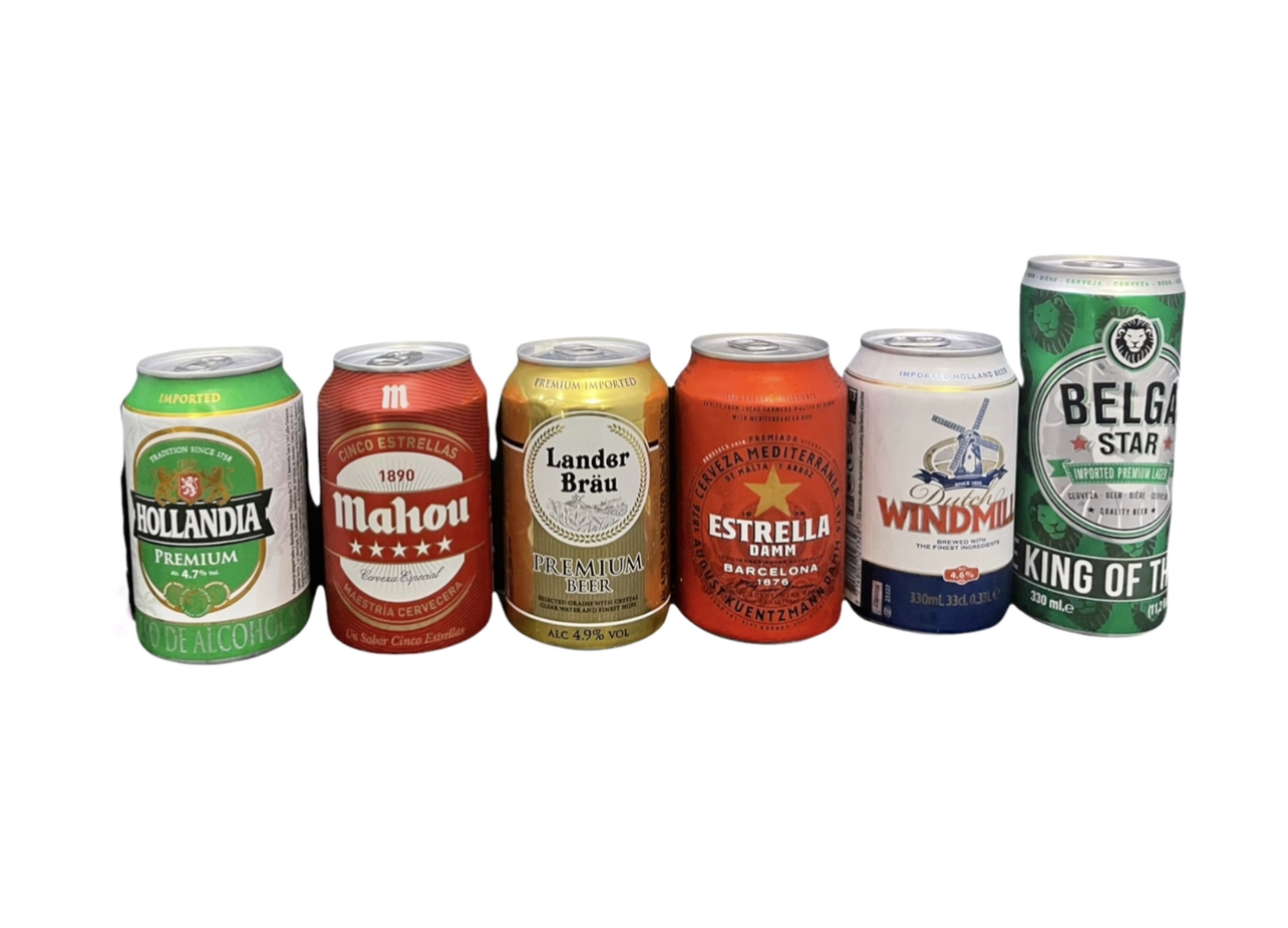  Cerveza de Lata Importada